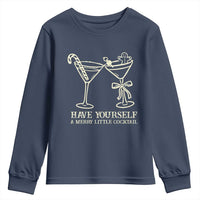Christmas Cocktail Youth Sweatshirt Merry Little Cocktail Espresso Martini - Wonder Print Shop
