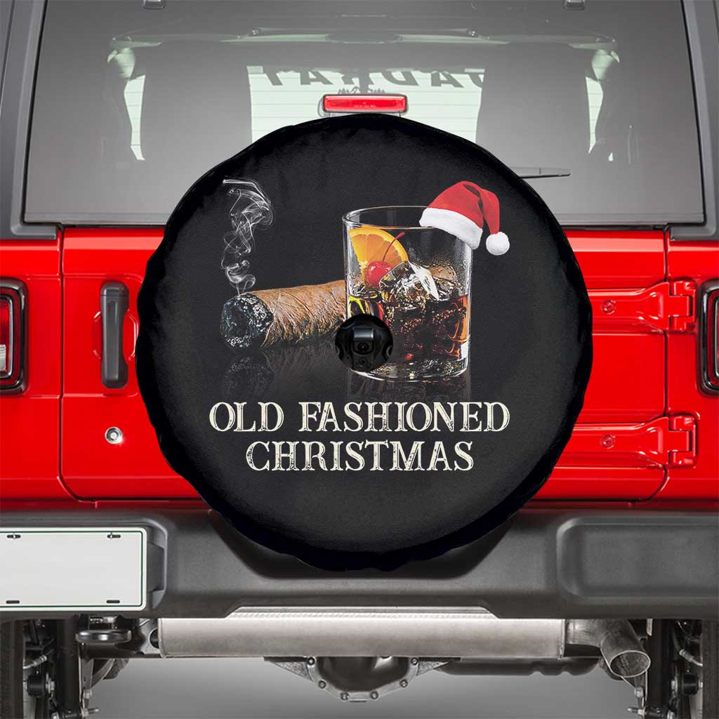 Old Fashioned Cocktail Christmas Spare Tire Cover Funny Bourbon Cocktail Drink - Wonder Print Shop