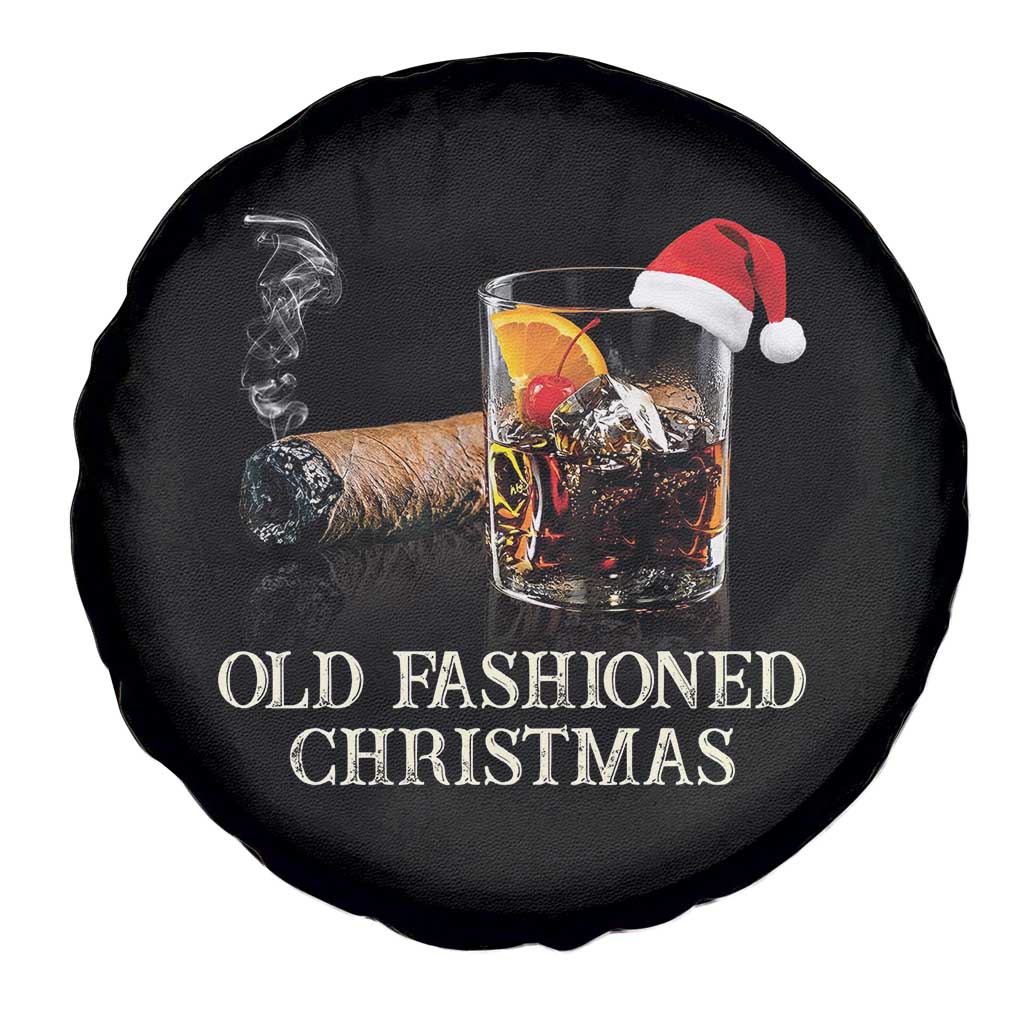 Old Fashioned Cocktail Christmas Spare Tire Cover Funny Bourbon Cocktail Drink - Wonder Print Shop