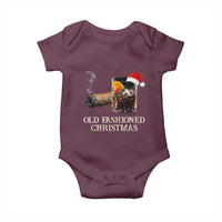 Old Fashioned Cocktail Christmas Baby Onesie Funny Bourbon Cocktail Drink - Wonder Print Shop