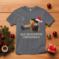 Old Fashioned Cocktail Christmas T Shirt Funny Bourbon Cocktail Drink - Wonder Print Shop