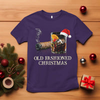 Old Fashioned Cocktail Christmas T Shirt Funny Bourbon Cocktail Drink - Wonder Print Shop