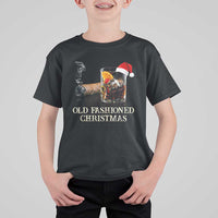 Old Fashioned Cocktail Christmas T Shirt For Kid Funny Bourbon Cocktail Drink - Wonder Print Shop