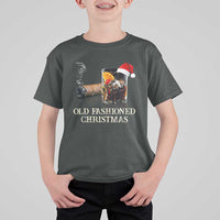 Old Fashioned Cocktail Christmas T Shirt For Kid Funny Bourbon Cocktail Drink - Wonder Print Shop