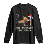 Old Fashioned Cocktail Christmas Long Sleeve Shirt Funny Bourbon Cocktail Drink - Wonder Print Shop