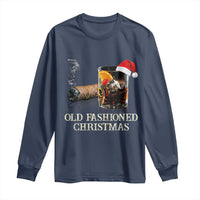 Old Fashioned Cocktail Christmas Long Sleeve Shirt Funny Bourbon Cocktail Drink - Wonder Print Shop