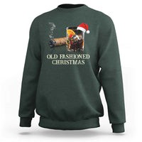 Old Fashioned Cocktail Christmas Sweatshirt Funny Bourbon Cocktail Drink - Wonder Print Shop