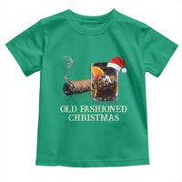 Old Fashioned Cocktail Christmas Toddler T Shirt Funny Bourbon Cocktail Drink - Wonder Print Shop