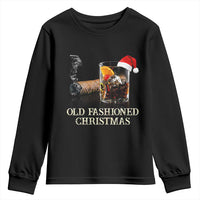 Old Fashioned Cocktail Christmas Youth Sweatshirt Funny Bourbon Cocktail Drink - Wonder Print Shop