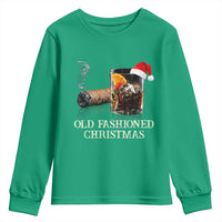 Old Fashioned Cocktail Christmas Youth Sweatshirt Funny Bourbon Cocktail Drink - Wonder Print Shop