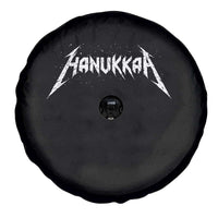 Hanukkah Heavy Metal Spare Tire Cover Latke Party Jewish Menorah Dreidel - Wonder Print Shop