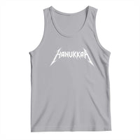 Hanukkah Heavy Metal Tank Top Latke Party Jewish Menorah Dreidel - Wonder Print Shop