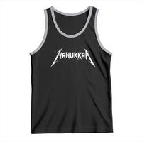 Hanukkah Heavy Metal Tank Top Latke Party Jewish Menorah Dreidel - Wonder Print Shop