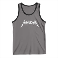 Hanukkah Heavy Metal Tank Top Latke Party Jewish Menorah Dreidel - Wonder Print Shop
