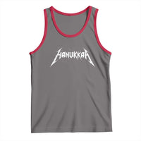 Hanukkah Heavy Metal Tank Top Latke Party Jewish Menorah Dreidel - Wonder Print Shop