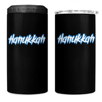 Hanukkah Heavy Metal 4 in 1 Can Cooler Tumbler Jewish Menorah Dreidel - Wonder Print Shop