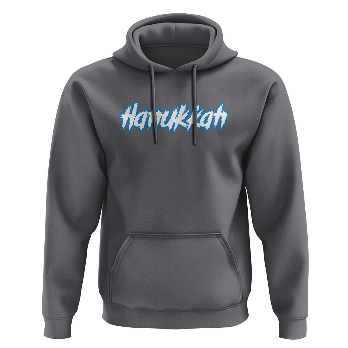 Hanukkah Heavy Metal Hoodie Jewish Menorah Dreidel - Wonder Print Shop