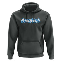 Hanukkah Heavy Metal Hoodie Jewish Menorah Dreidel - Wonder Print Shop