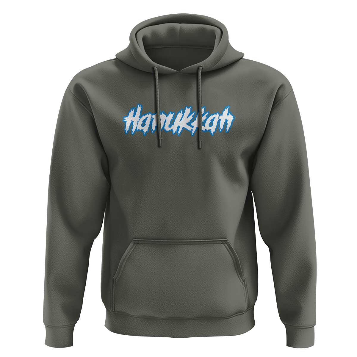 Hanukkah Heavy Metal Hoodie Jewish Menorah Dreidel - Wonder Print Shop