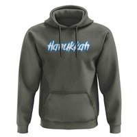 Hanukkah Heavy Metal Hoodie Jewish Menorah Dreidel - Wonder Print Shop