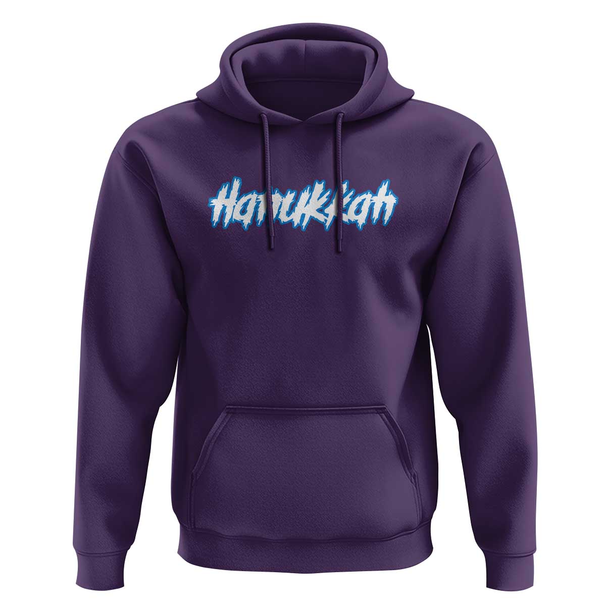Hanukkah Heavy Metal Hoodie Jewish Menorah Dreidel - Wonder Print Shop