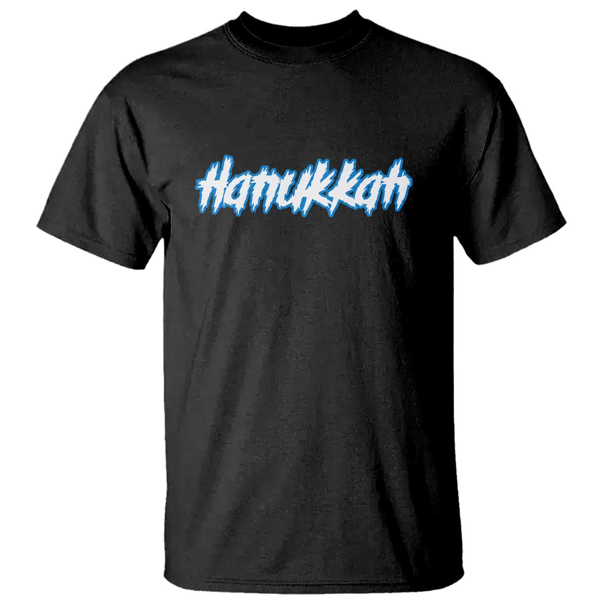 Hanukkah Heavy Metal T Shirt Jewish Menorah Dreidel - Wonder Print Shop
