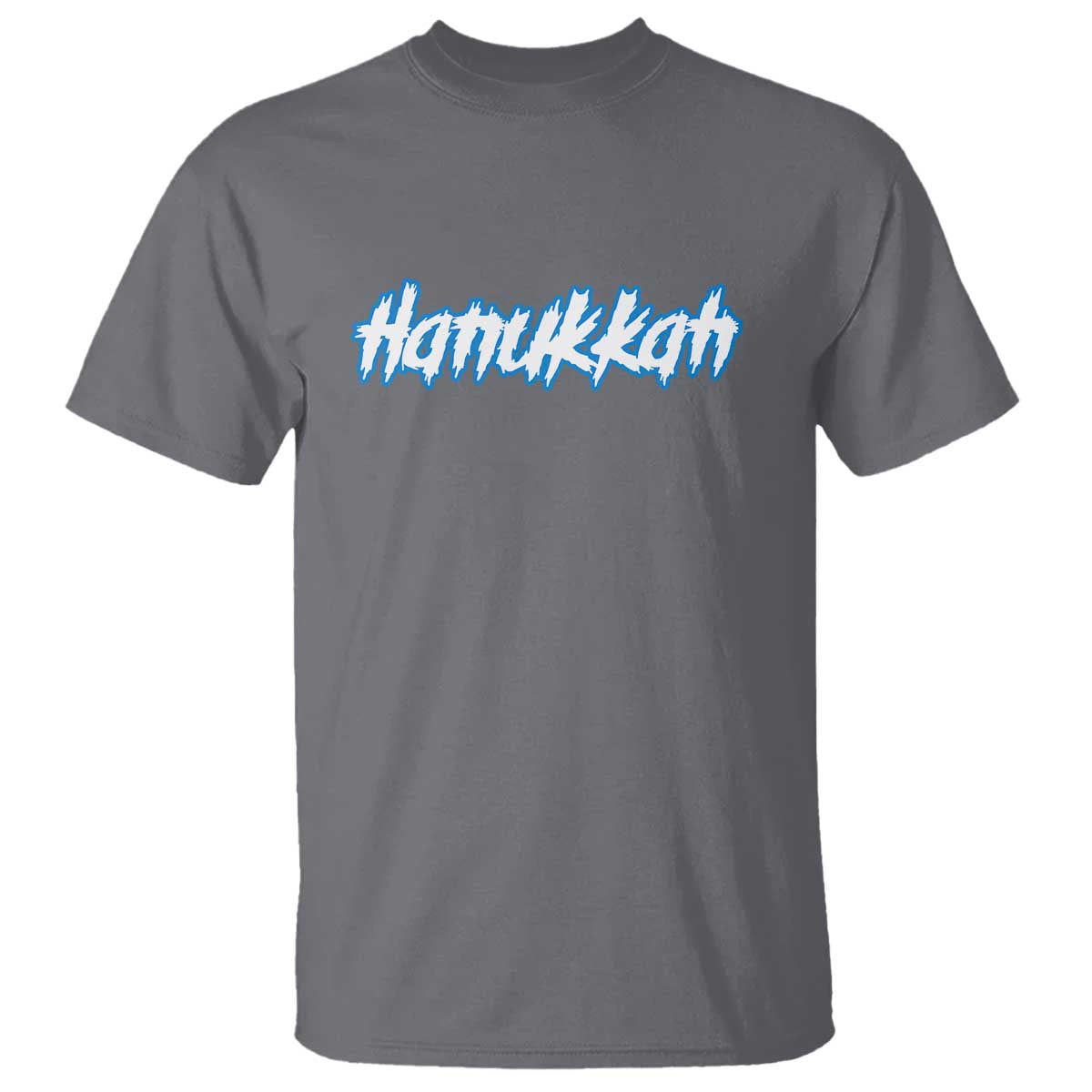 Hanukkah Heavy Metal T Shirt Jewish Menorah Dreidel - Wonder Print Shop