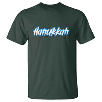 Hanukkah Heavy Metal T Shirt Jewish Menorah Dreidel - Wonder Print Shop