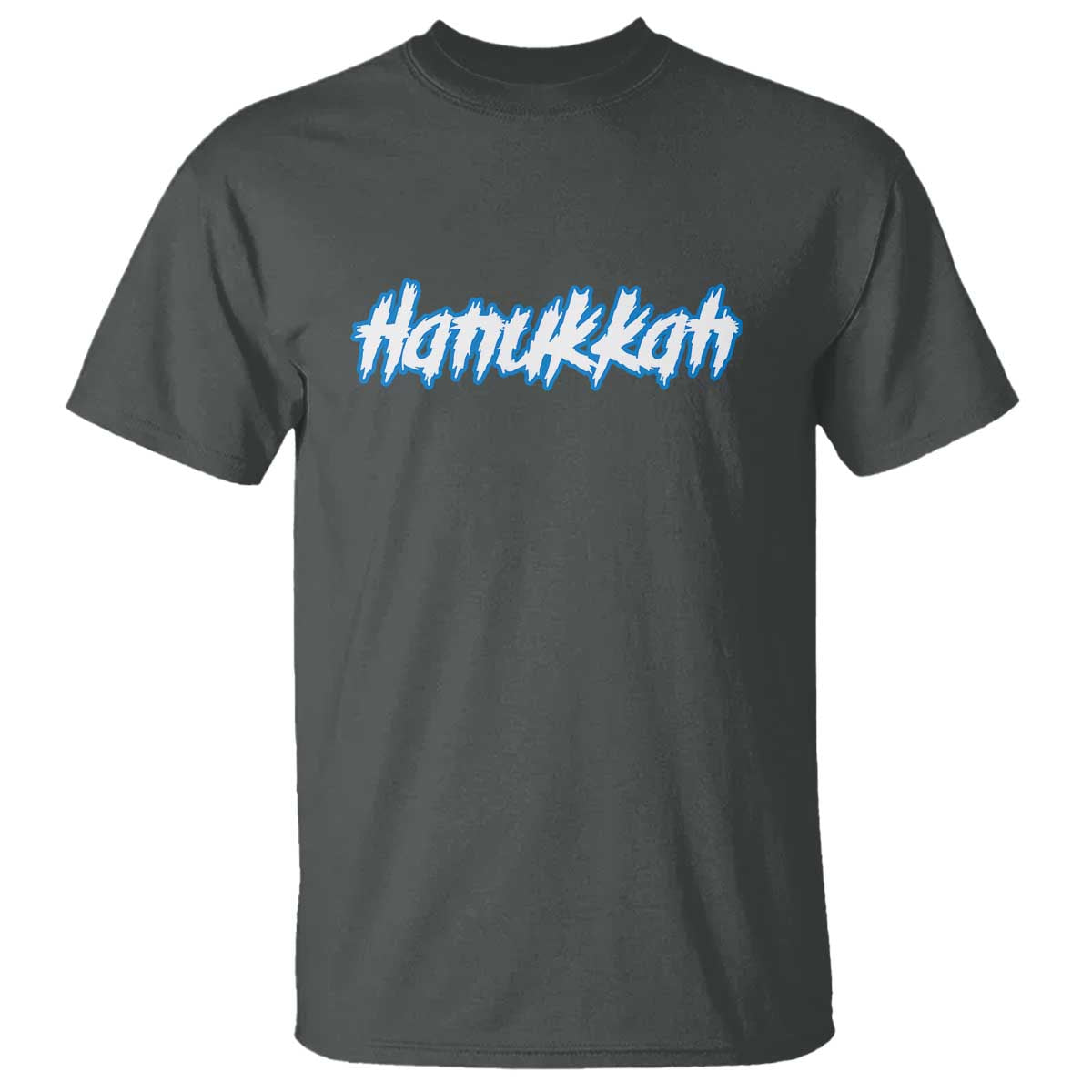 Hanukkah Heavy Metal T Shirt Jewish Menorah Dreidel - Wonder Print Shop