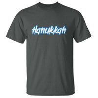 Hanukkah Heavy Metal T Shirt Jewish Menorah Dreidel - Wonder Print Shop