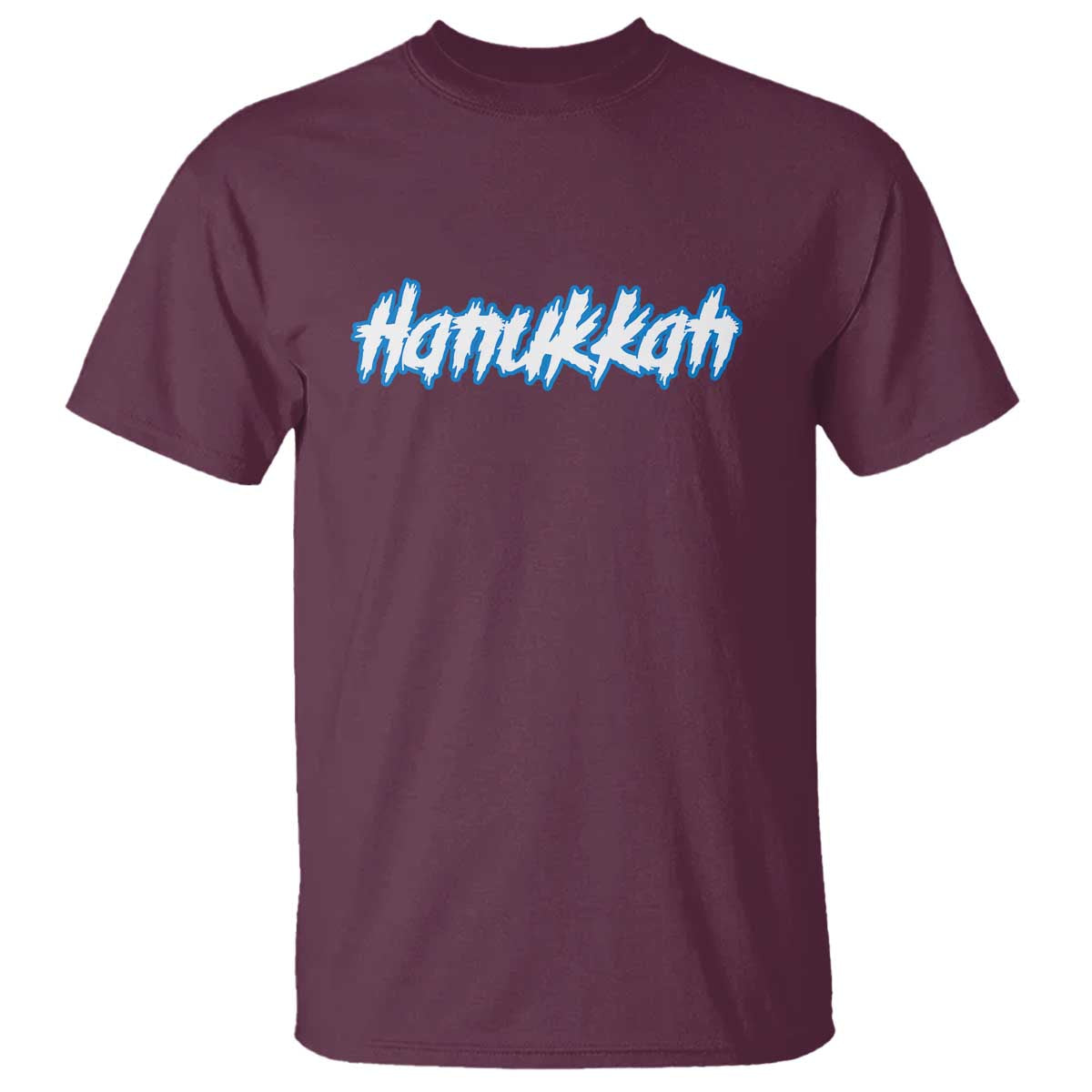 Hanukkah Heavy Metal T Shirt Jewish Menorah Dreidel - Wonder Print Shop