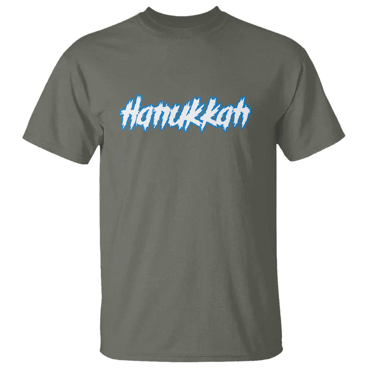 Hanukkah Heavy Metal T Shirt Jewish Menorah Dreidel - Wonder Print Shop