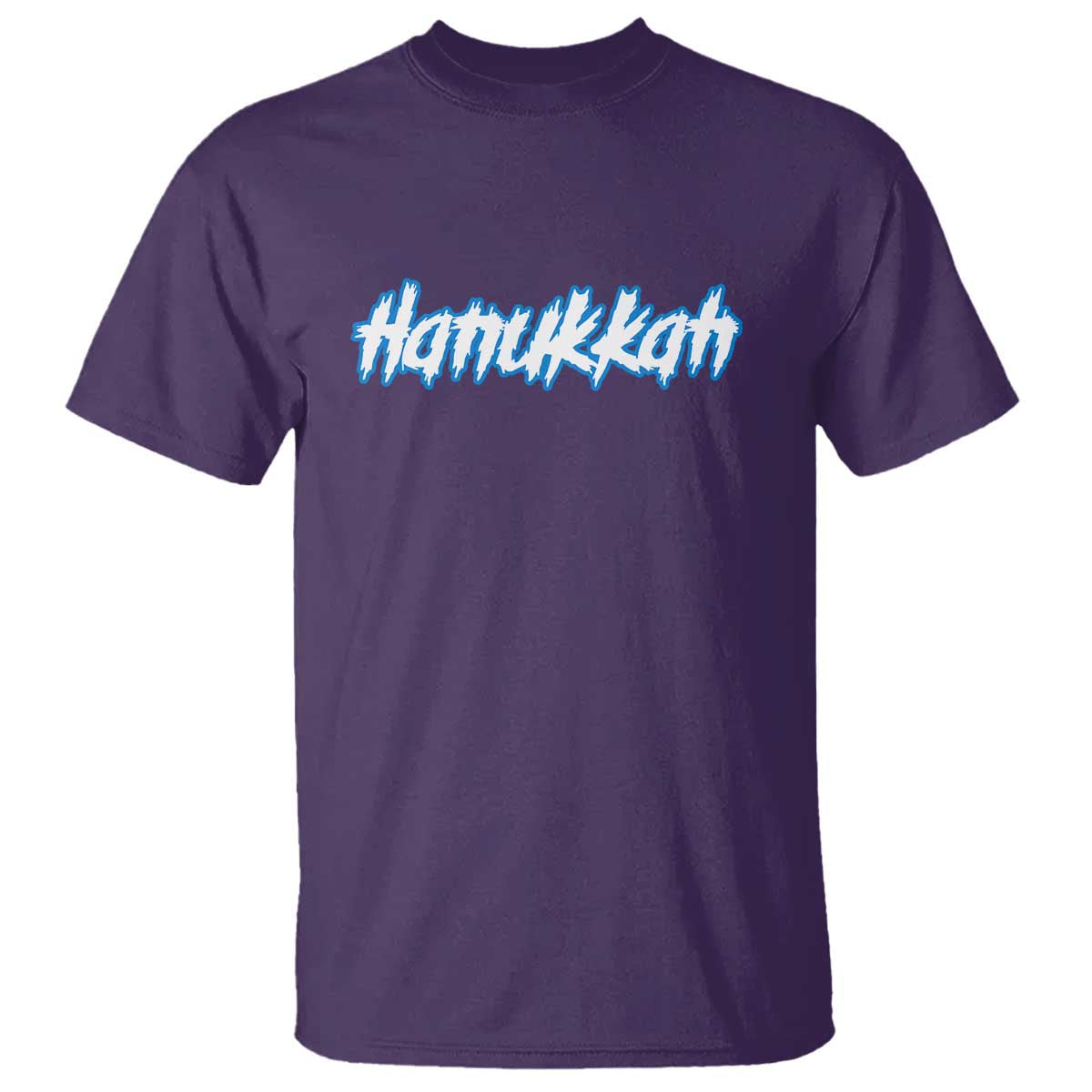 Hanukkah Heavy Metal T Shirt Jewish Menorah Dreidel - Wonder Print Shop
