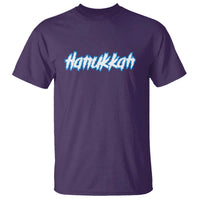 Hanukkah Heavy Metal T Shirt Jewish Menorah Dreidel - Wonder Print Shop