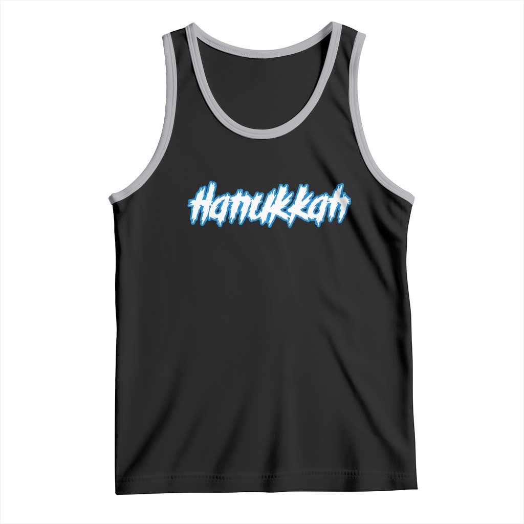Hanukkah Heavy Metal Tank Top Jewish Menorah Dreidel - Wonder Print Shop