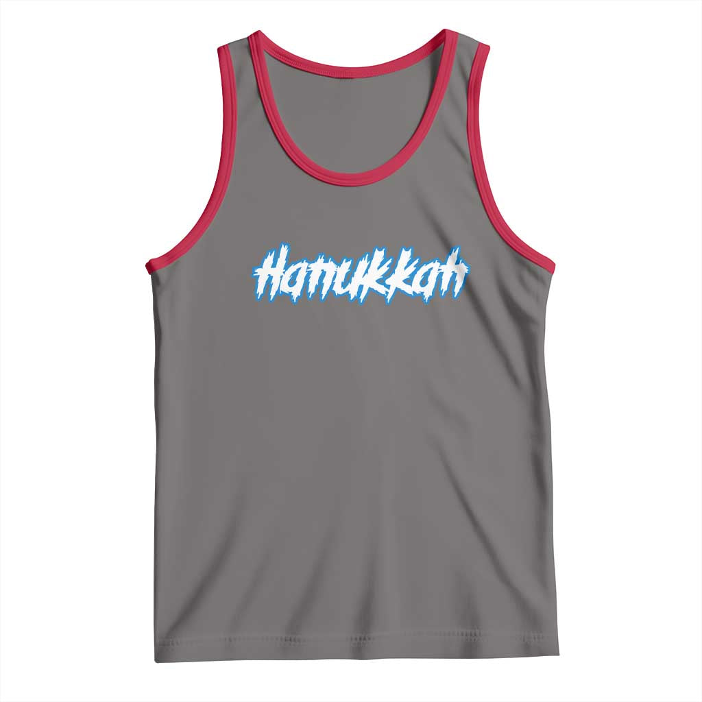 Hanukkah Heavy Metal Tank Top Jewish Menorah Dreidel - Wonder Print Shop