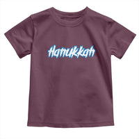 Hanukkah Heavy Metal Toddler T Shirt Jewish Menorah Dreidel - Wonder Print Shop