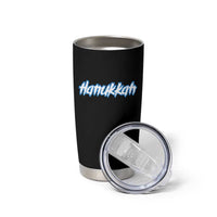 Hanukkah Heavy Metal Tumbler Cup Jewish Menorah Dreidel - Wonder Print Shop