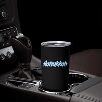 Hanukkah Heavy Metal Tumbler Cup Jewish Menorah Dreidel - Wonder Print Shop