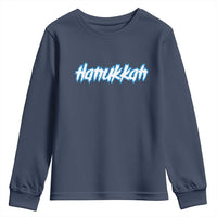 Hanukkah Heavy Metal Youth Sweatshirt Jewish Menorah Dreidel - Wonder Print Shop