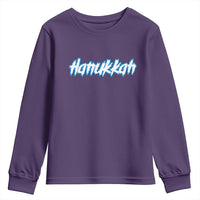 Hanukkah Heavy Metal Youth Sweatshirt Jewish Menorah Dreidel - Wonder Print Shop