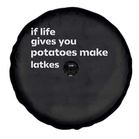 Life Gives Potatoes Make Latkes Spare Tire Cover Funny Hanukkah Gift Jewish Holiday - Wonder Print Shop