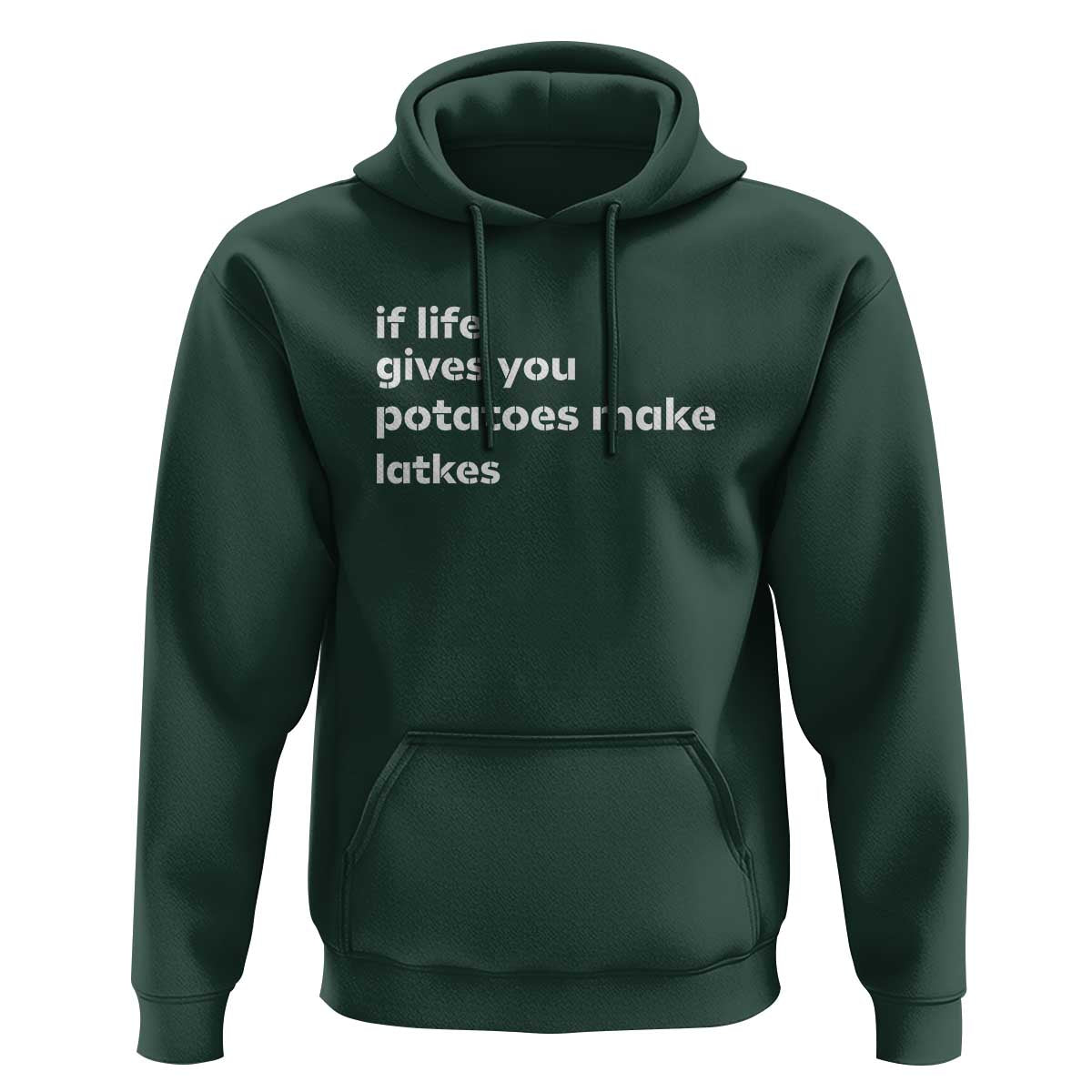 Life Gives Potatoes Make Latkes Hoodie Funny Hanukkah Gift Jewish Holiday - Wonder Print Shop