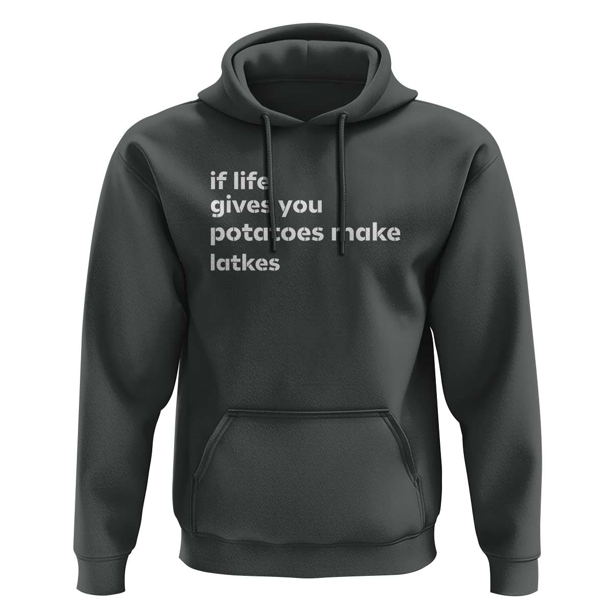 Life Gives Potatoes Make Latkes Hoodie Funny Hanukkah Gift Jewish Holiday - Wonder Print Shop
