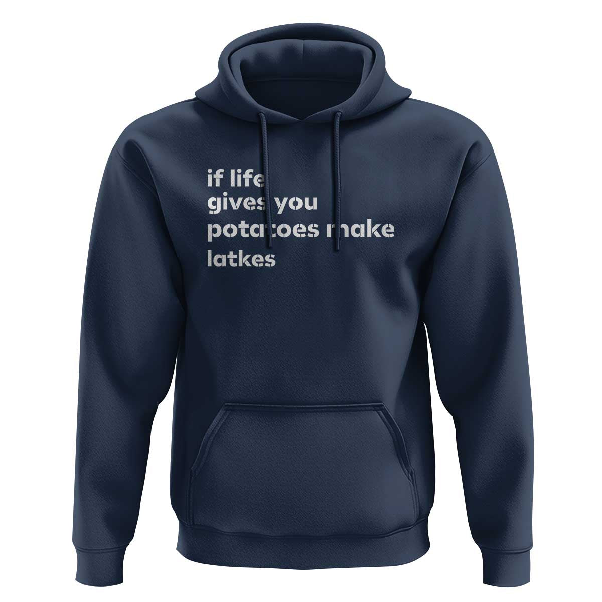 Life Gives Potatoes Make Latkes Hoodie Funny Hanukkah Gift Jewish Holiday - Wonder Print Shop