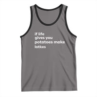 Life Gives Potatoes Make Latkes Tank Top Funny Hanukkah Gift Jewish Holiday - Wonder Print Shop