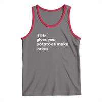 Life Gives Potatoes Make Latkes Tank Top Funny Hanukkah Gift Jewish Holiday - Wonder Print Shop