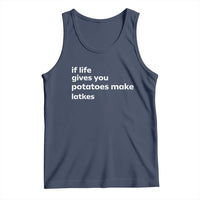 Life Gives Potatoes Make Latkes Tank Top Funny Hanukkah Gift Jewish Holiday - Wonder Print Shop