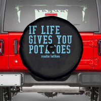 If Life Gives You Potatoes Make Latkes Spare Tire Cover Funny Hanukkah Gift Jewish Holiday - Wonder Print Shop