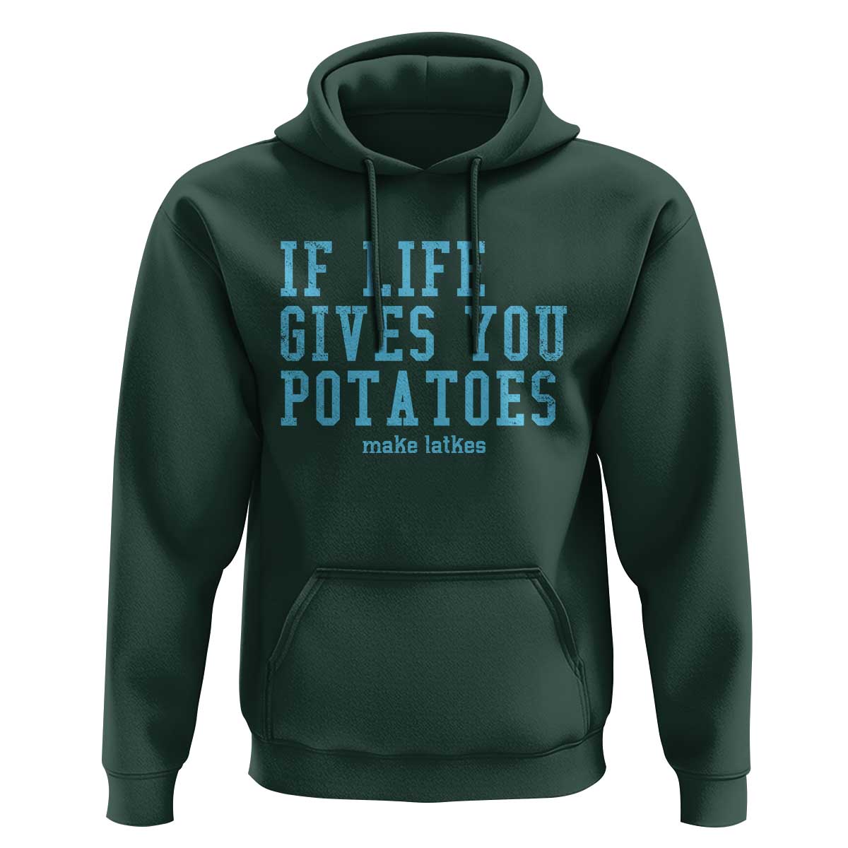 If Life Gives You Potatoes Make Latkes Hoodie Funny Hanukkah Gift Jewish Holiday - Wonder Print Shop